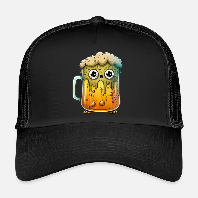 Célébration du dessin de verre à bière Casquette trucker 