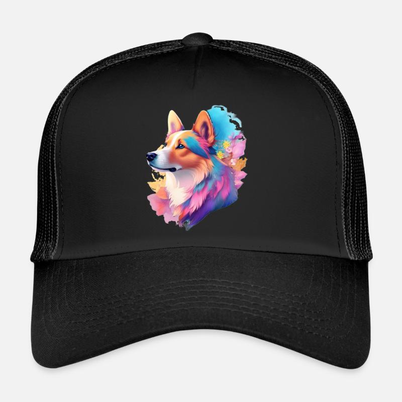 Portrait de chien Casquette trucker 