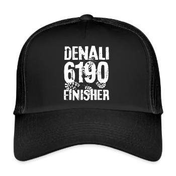 Denali Mount McKinley Mountain Alaska 7 Seven Summits - Trucker Cap - black/black - Front