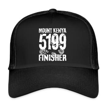 Mount Kenya Finisher Kenya National Park Climb - Trucker Cap - black/black - Front