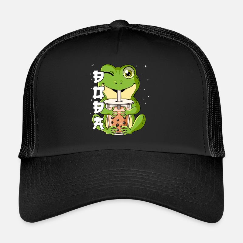 Boba Tea Frosch Bubble Tea Trucker Cap