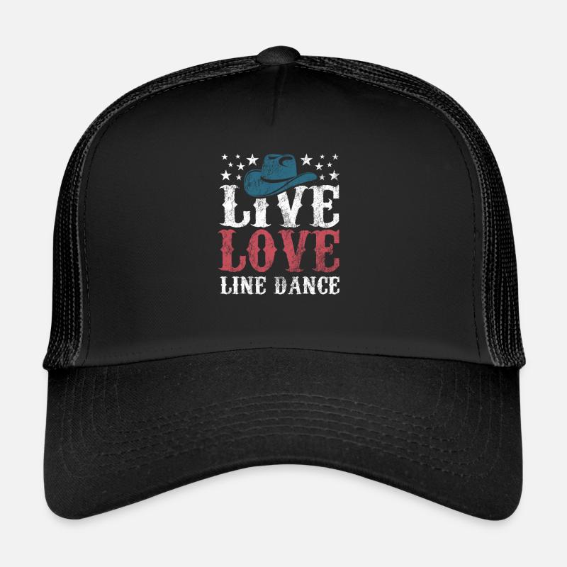 Live Love Linedance Linedancing Fan - Geschenk Trucker Cap