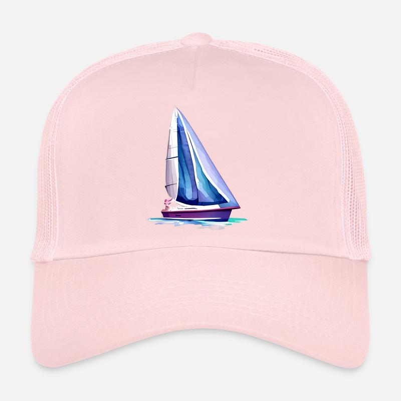 Sailing Sailing Sailing Sailing Ship Sailing Boat Trucker Cap