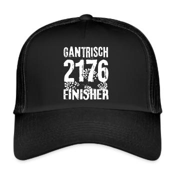 Gantrisch Klettersteig Berner Oberland Bergsteigen - Trucker Cap - Schwarz/Schwarz - Vorne