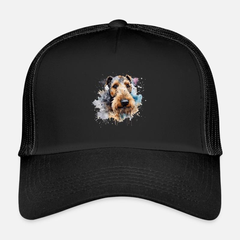 Airedale Terrier Trucker Cap