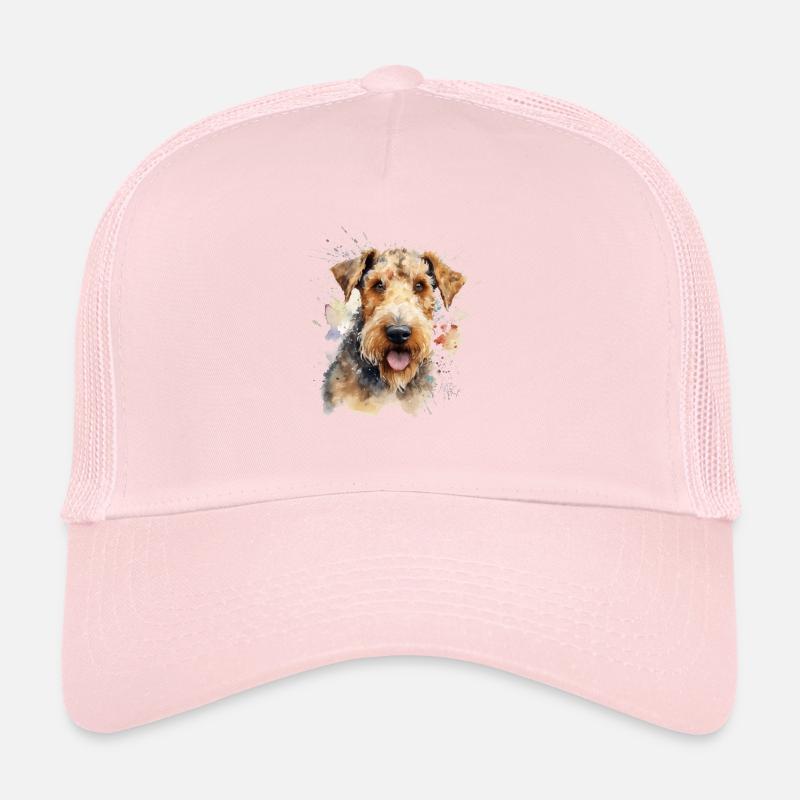 Airedale Terrier Trucker Cap