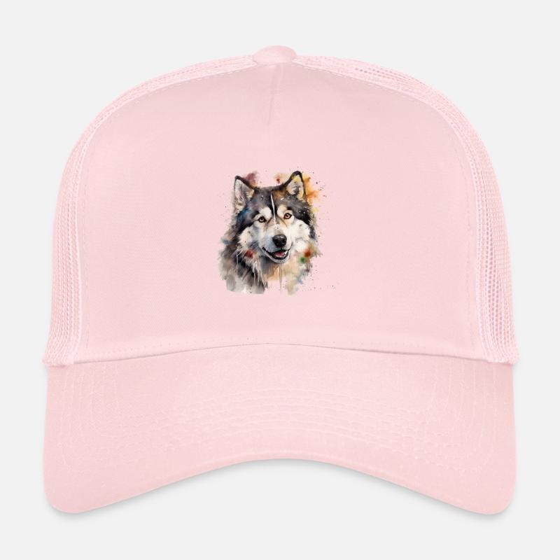 Malamute d’Alaska Casquette trucker 