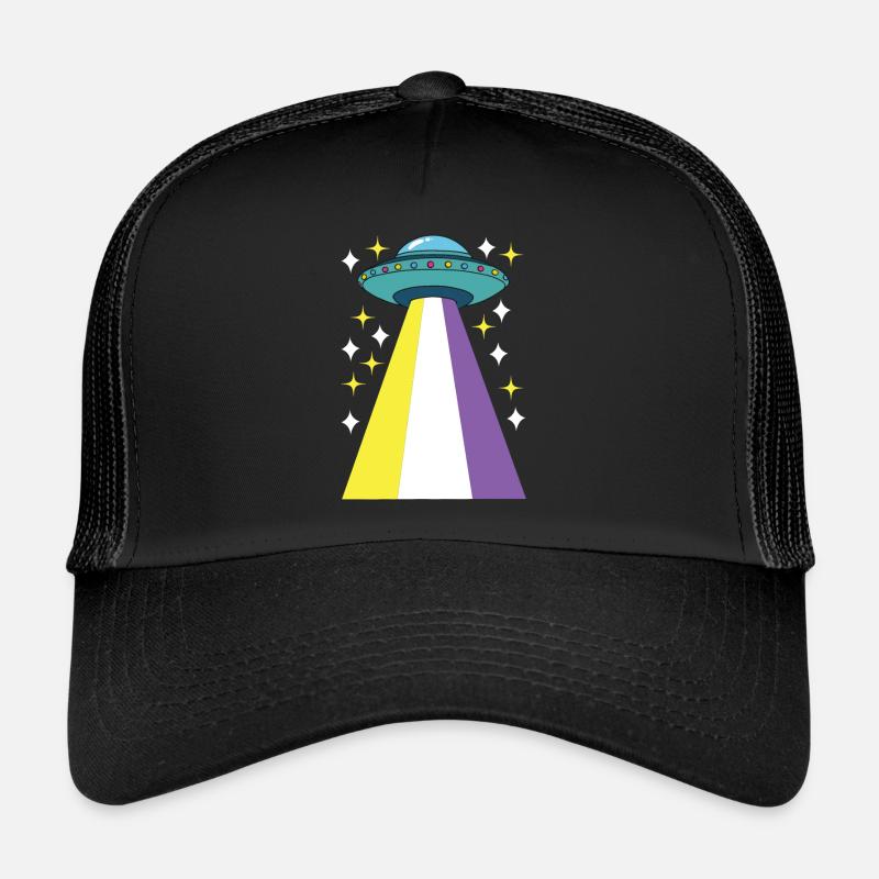 Non Binary Pride Genderqueer Trucker Cap