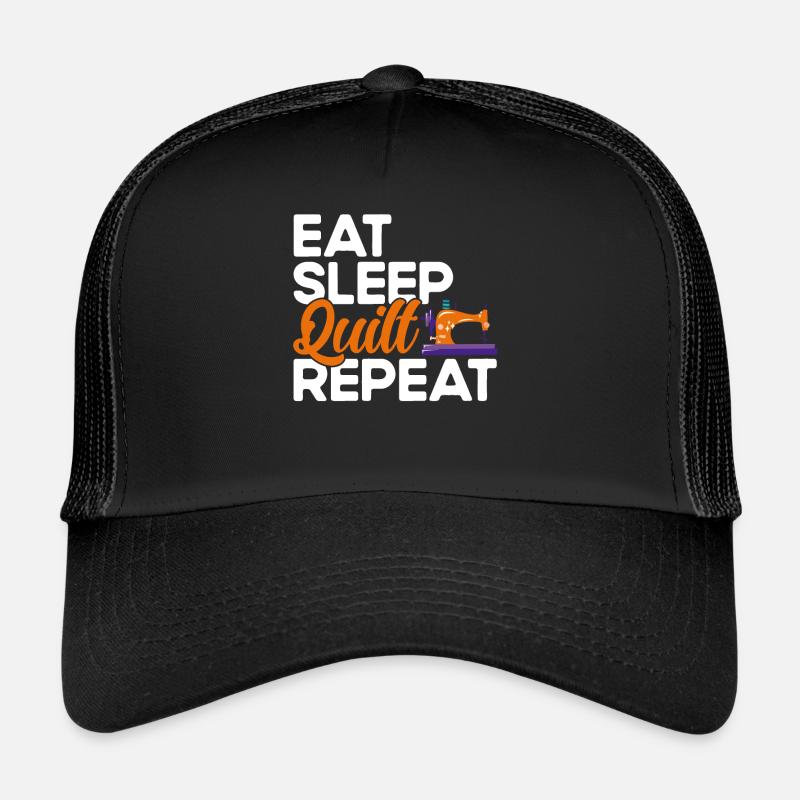 Quilting Gift Sewing Knitting Quilter Trucker Cap