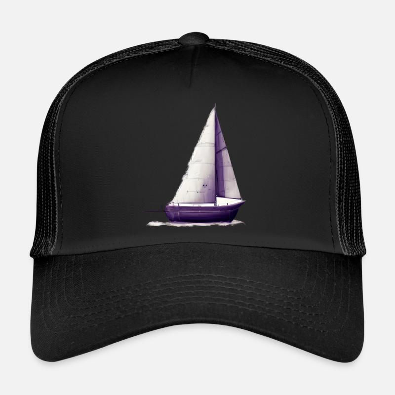 Sailing Sailboat Sailing Sailing Sailing Ship Trucker Cap