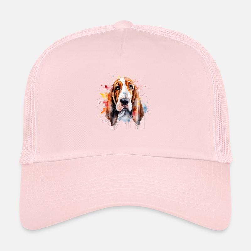 Basset Hound Trucker Cap