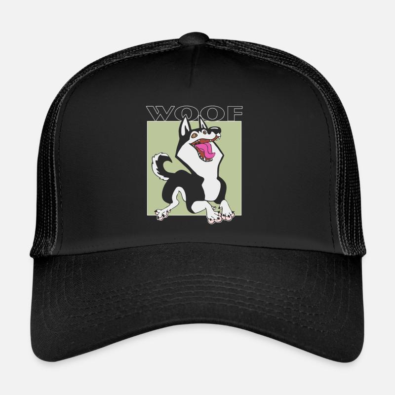 Husky sibérien mignon Casquette trucker 