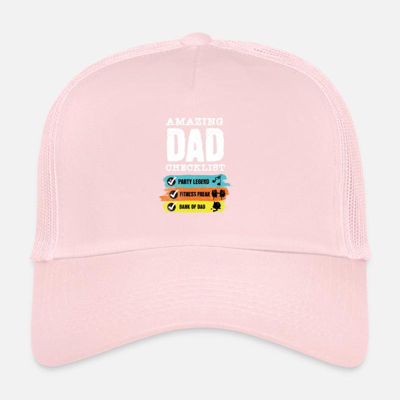 Awesome Dad Checklist Trucker Cap
