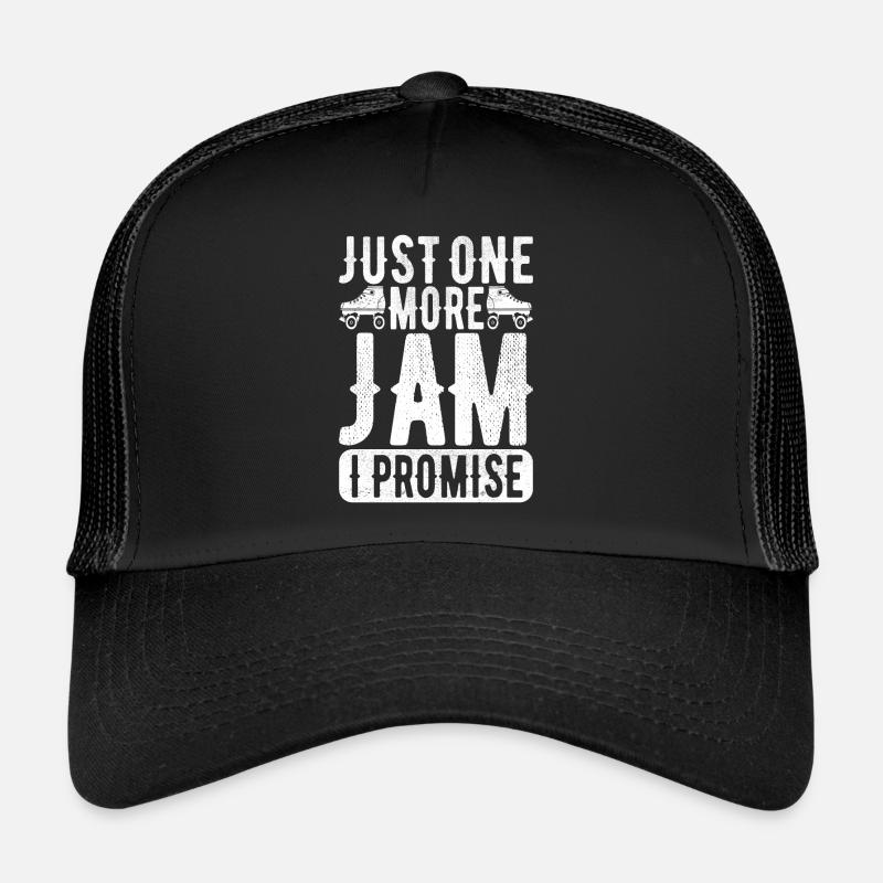Roller derby - Casquette trucker  - noir/noir