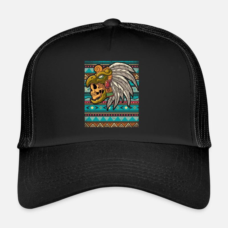 Mexikanischer Aztekenkrieger Azteken Trucker Cap