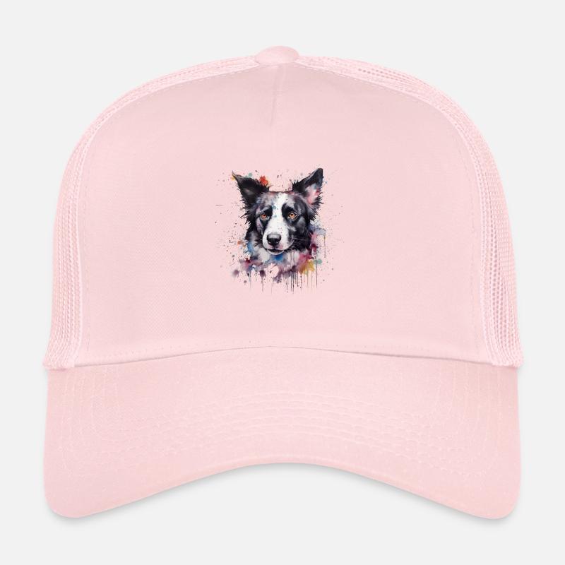Border Collie Casquette trucker 