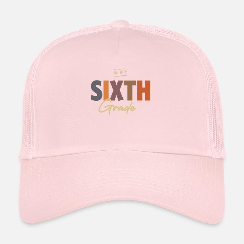 Oh Hey Sixth Grade, Back To School Trucker Cap