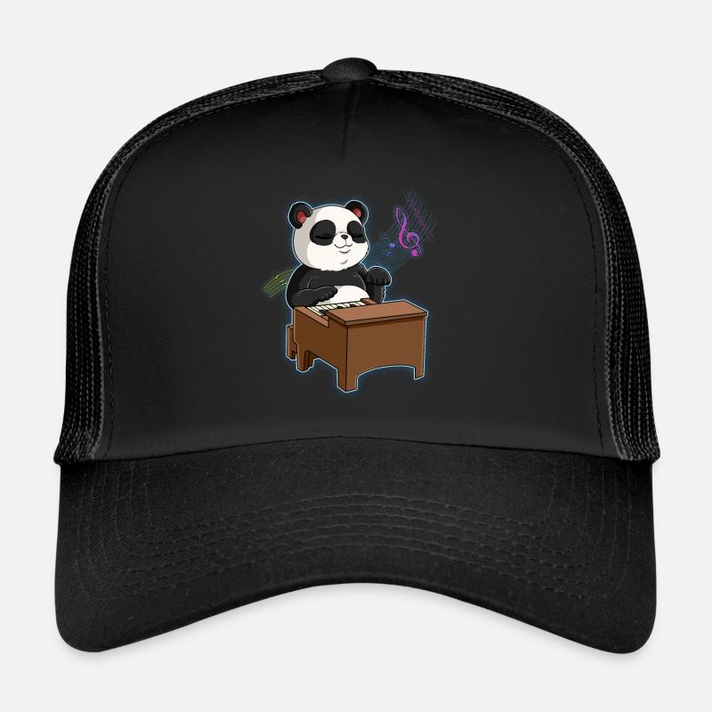 Panda Pianiste Casquette trucker 