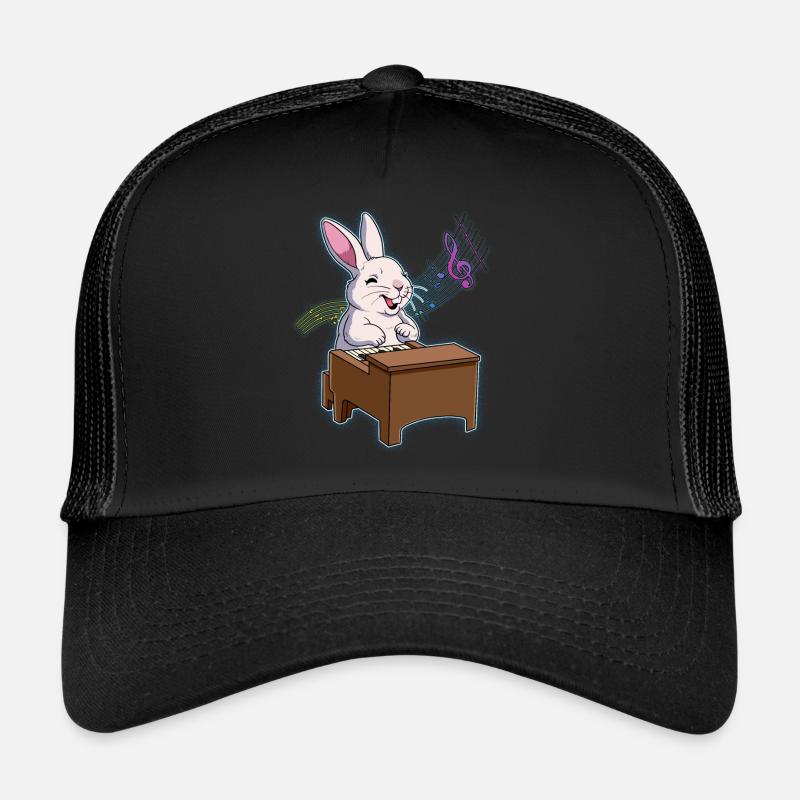 Pianiste Lapin Casquette trucker 
