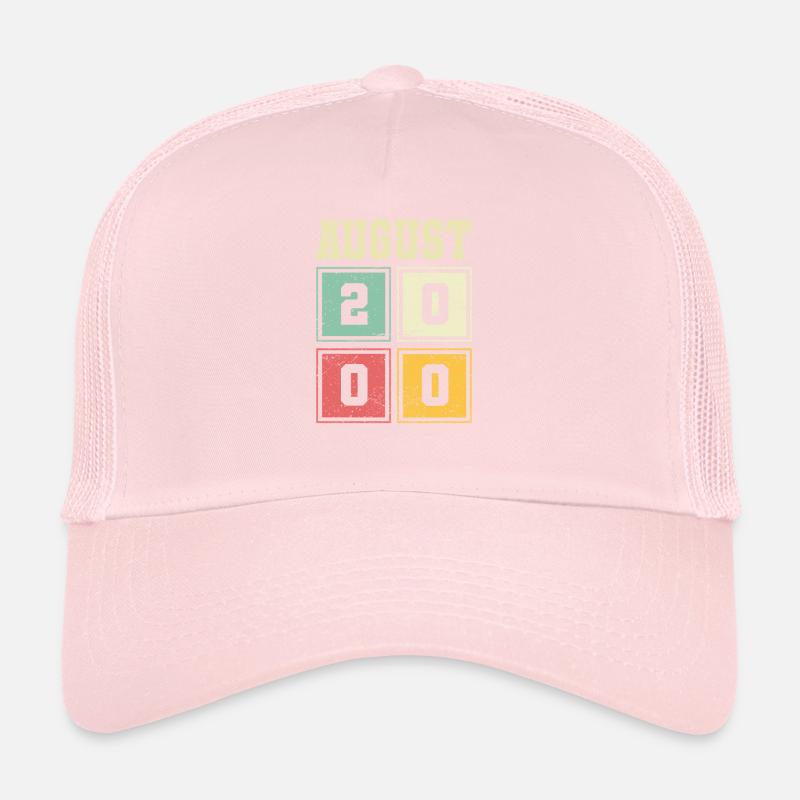 23ème anniversaire août millésime 2000 millésime Casquette trucker 
