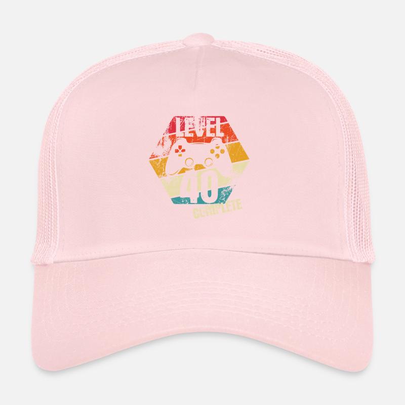 Level 40 Complete - Gamer - Geburtstag - Geschenk Trucker Cap