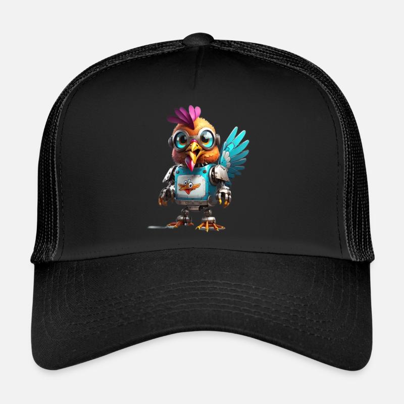 Robo chicken Trucker Cap