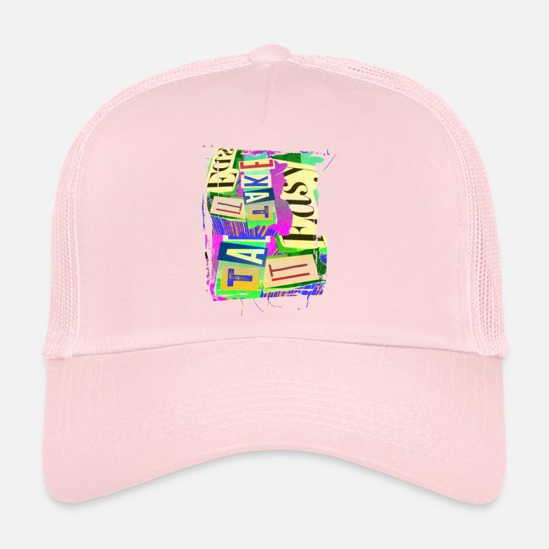Extraits de journaux Albums Magazines Code alphabet Casquette trucker 