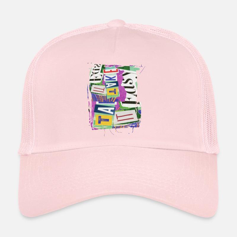 Extraits de journaux Albums Magazines Code alphabet Casquette trucker 
