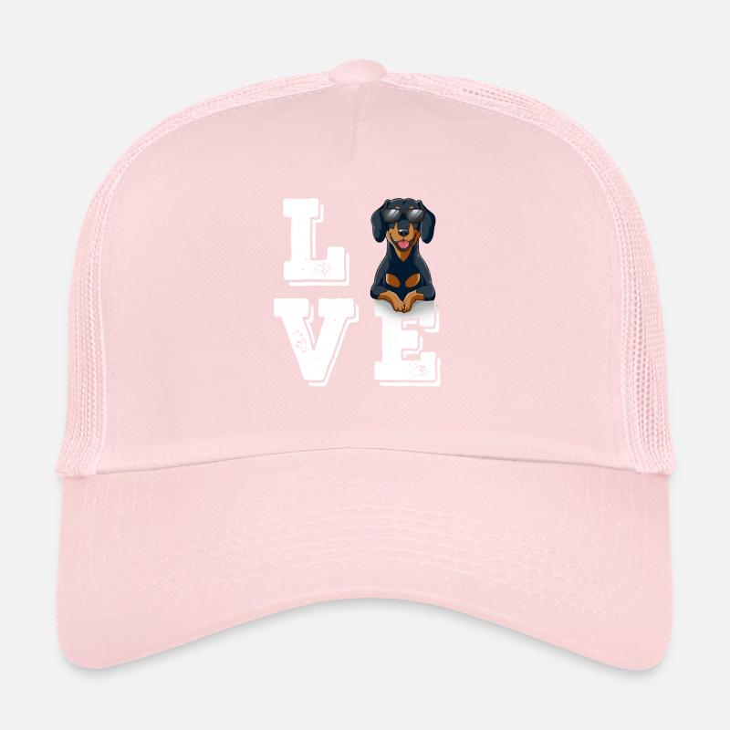 Love Dachshund Trucker Cap