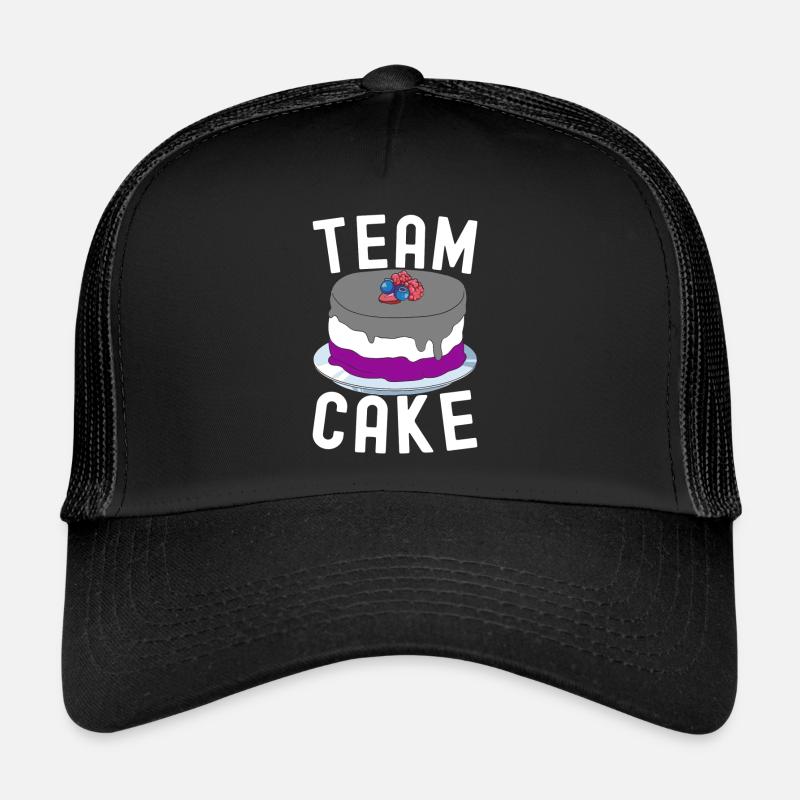Asexuel Ace - Trucker Cap - Schwarz/Schwarz