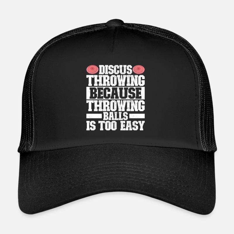 Lanceur de disque Lancer de disque Casquette trucker 