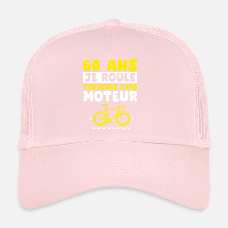 vélo 60 ans anniversaire Casquette trucker 