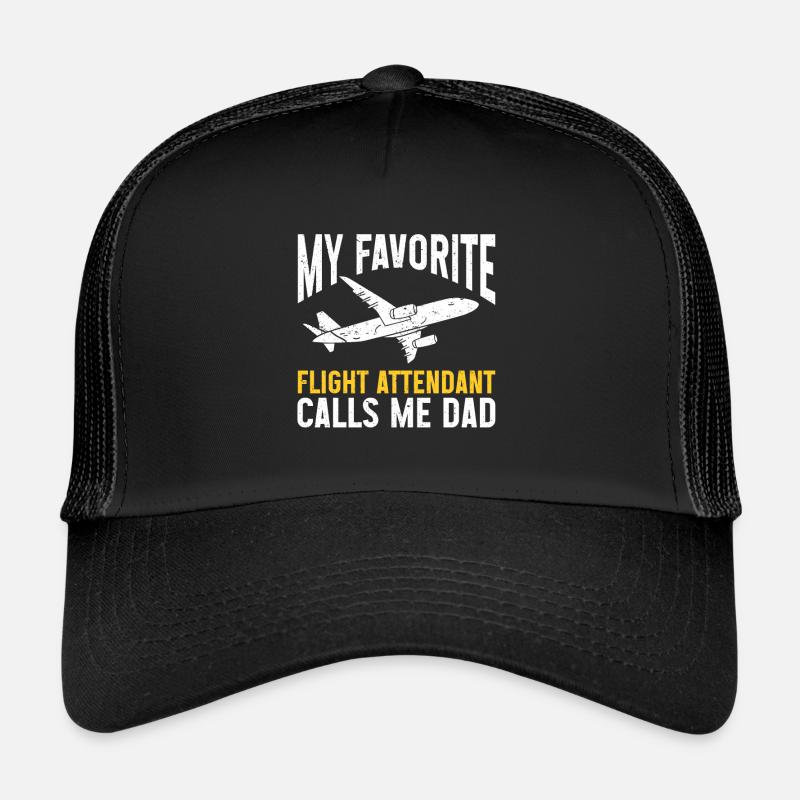 Flugbegleiter Papa Stewardess Flugbegleiter Trucker Cap