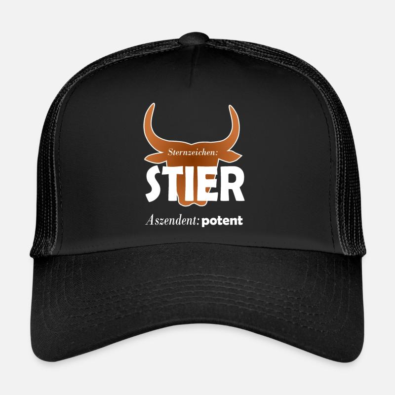 Sternzeichen Stier mit Aszendent Trucker Cap