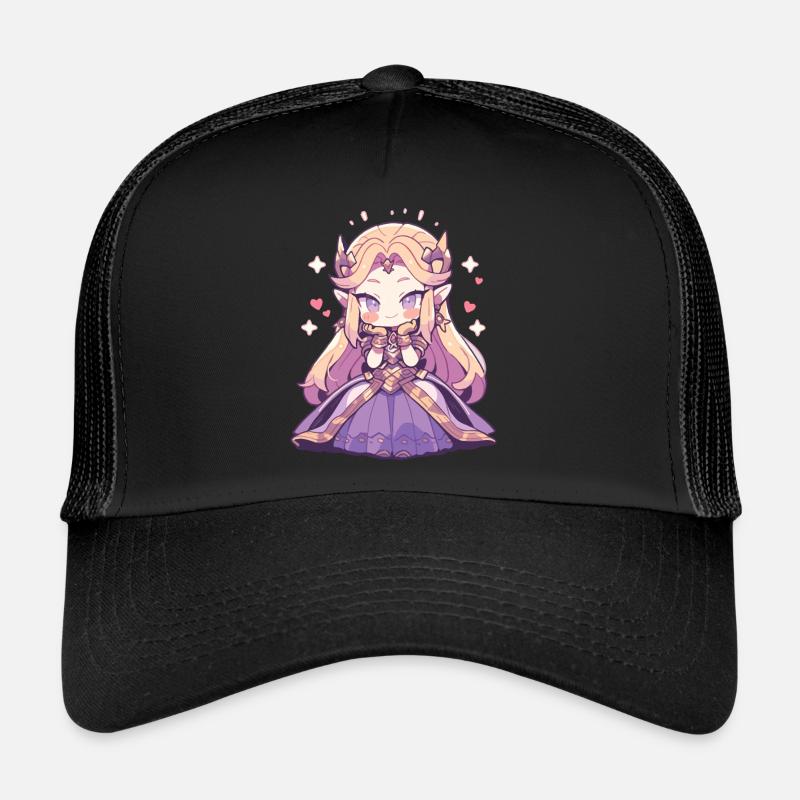 Princesse Chibi mignonne - Conception de conte de fées mignon Casquette trucker 