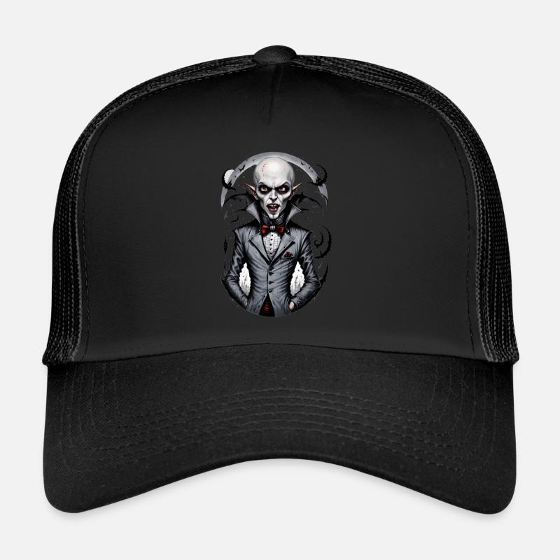 A Smiling Vampire 3 Trucker Cap