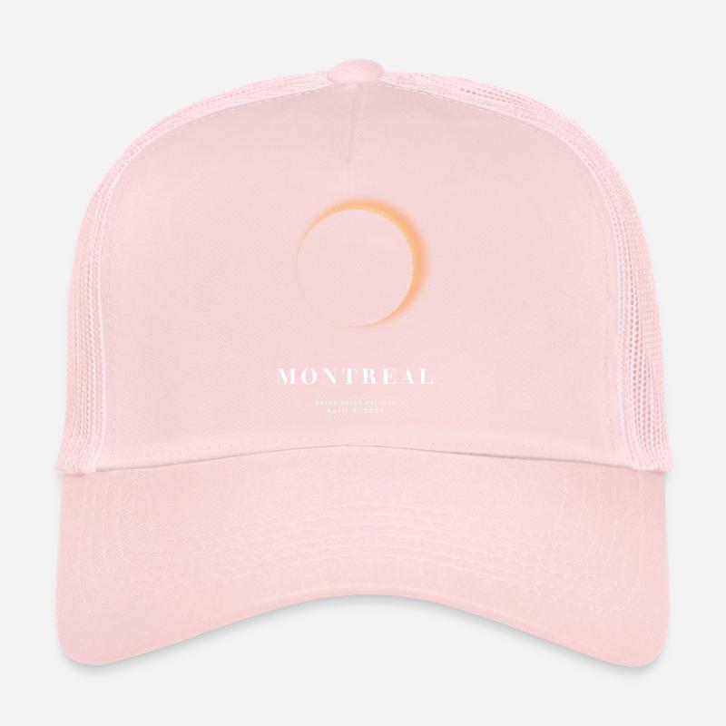 ÉCLIPSE TOTALE DE SOLEIL DE MONTRÉAL 2024 Casquette trucker 