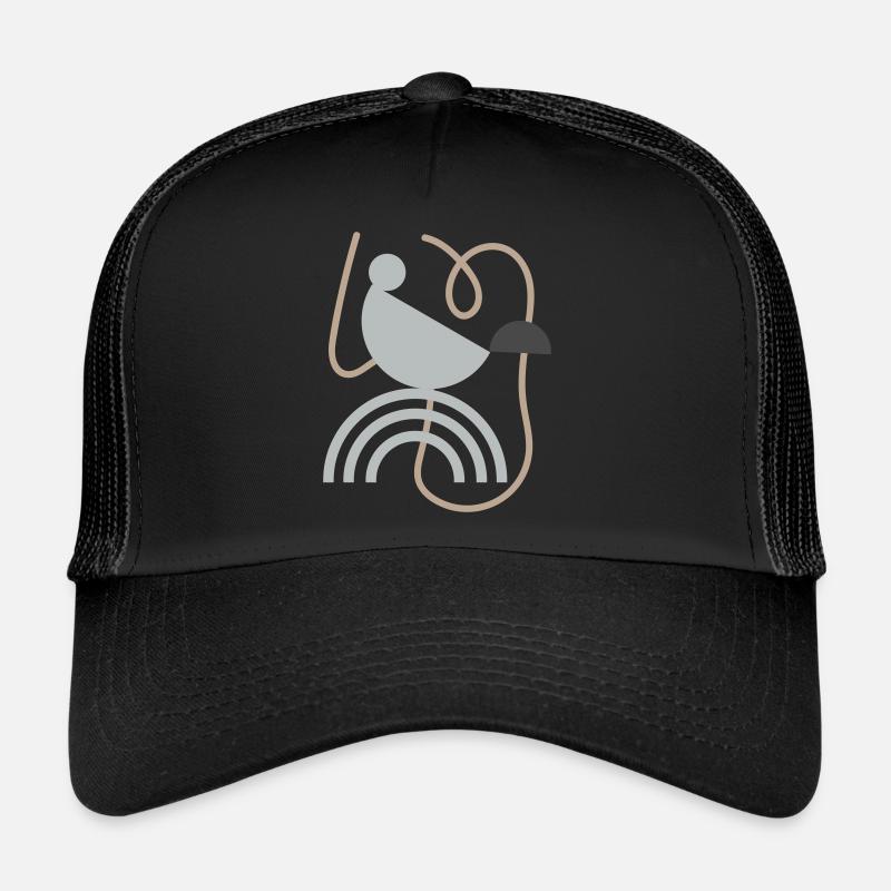 Abstract Design Trucker Cap