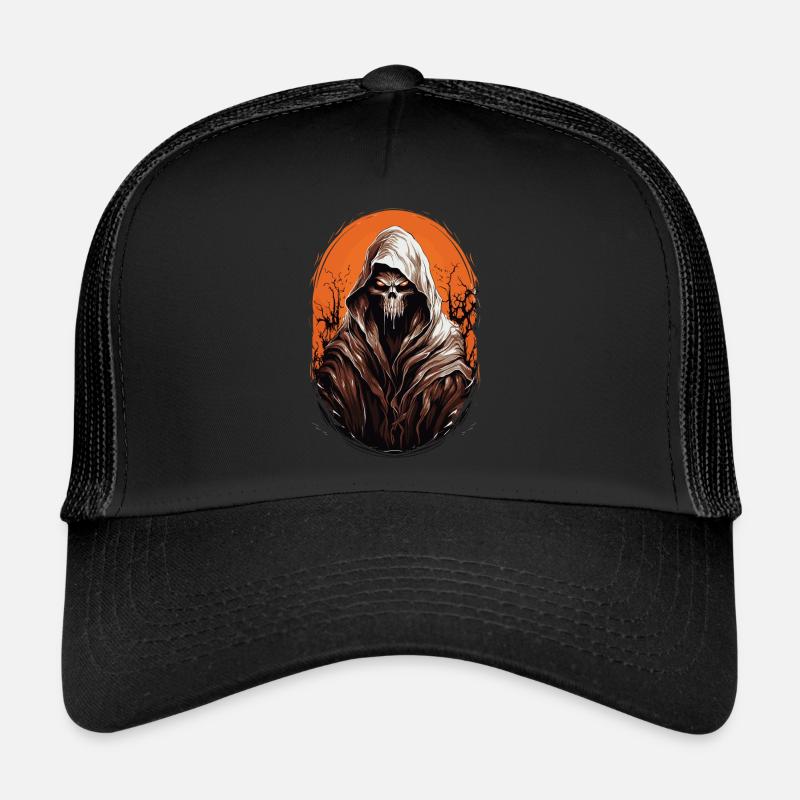 Effrayant Halloween Grim Reaper Grim Reaper Casquette trucker 