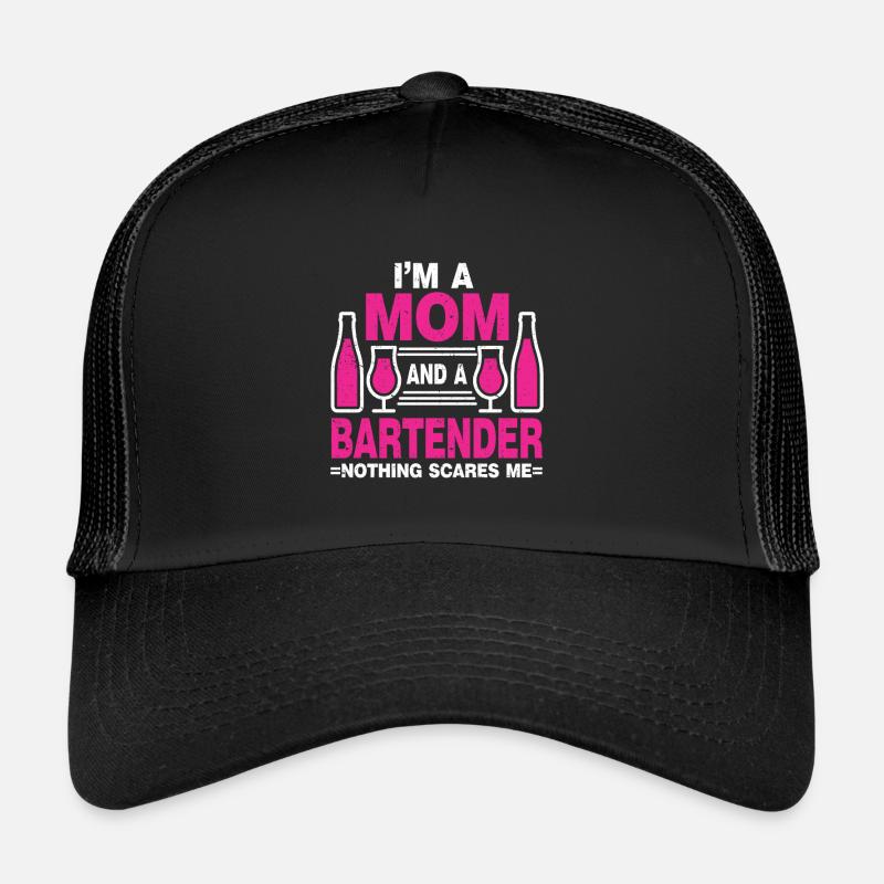 Bartender Gift Job Waiter Bartender Trucker Cap