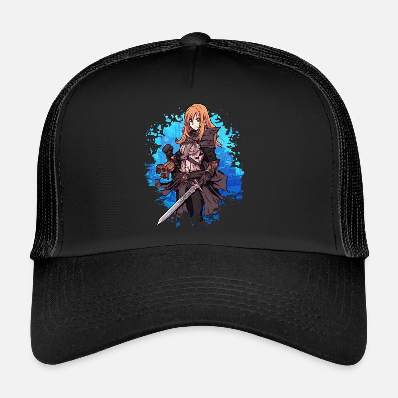 Fantasy RPG Game Anime Character - Anime Shirt Trucker Cap