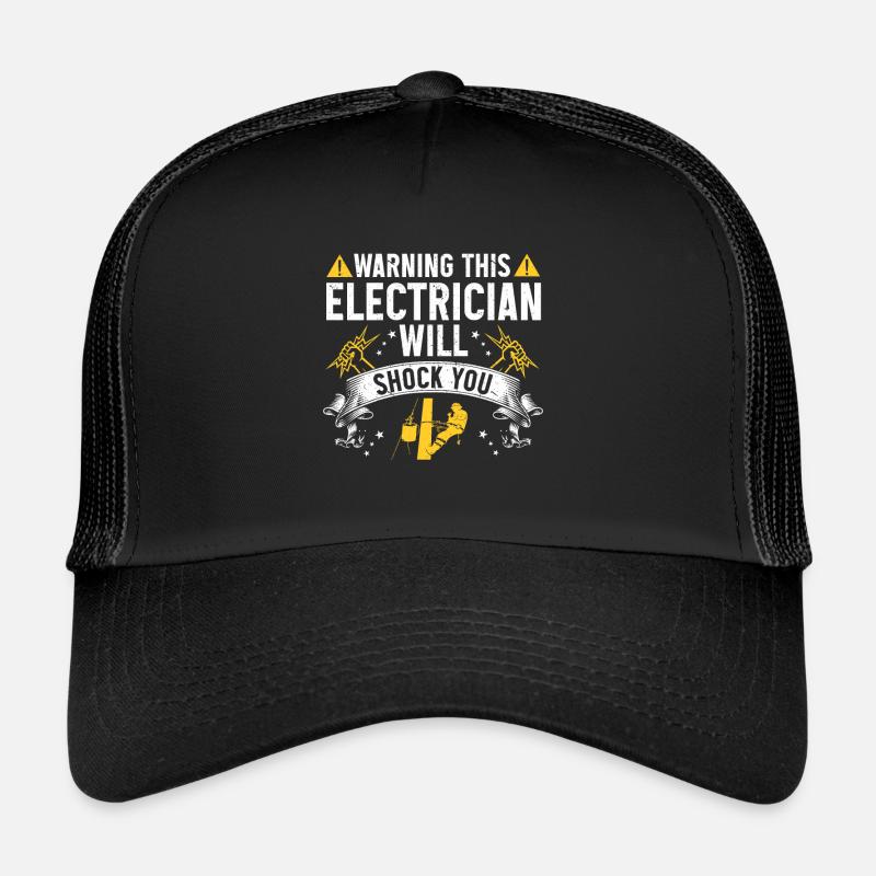 Cadeau d’électricien Casquette trucker 