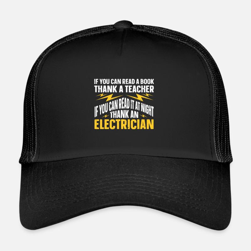 Cadeau d’électricien Casquette trucker 