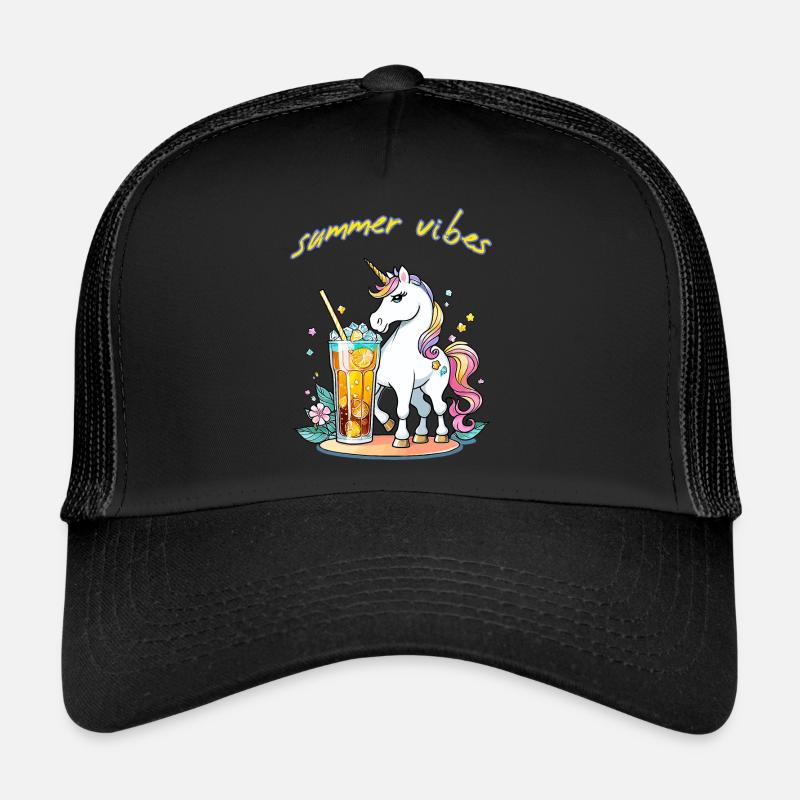 Sentiment d’été de licorne Casquette trucker 