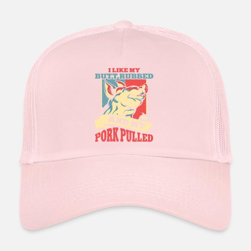 BBQ Pulled Pork Schwein Grill Trucker Cap