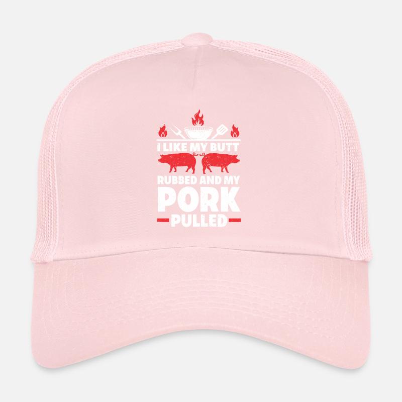 BBQ Pulled Pork Schwein Grill Trucker Cap