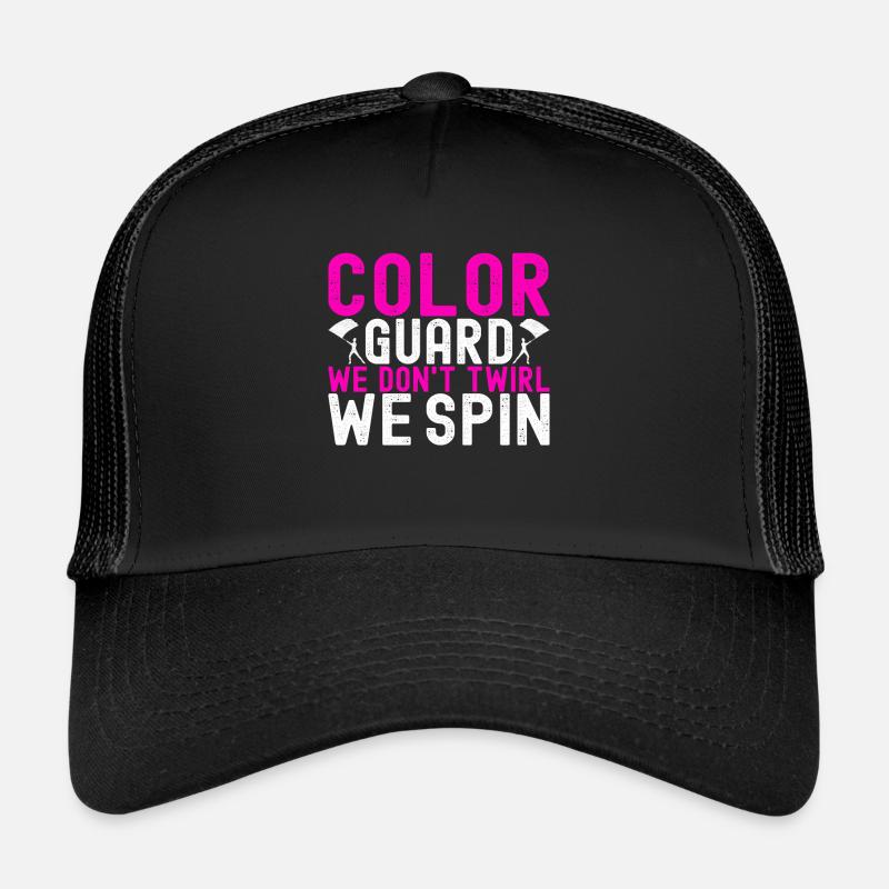 Drapeau agitant la fanfare garde de couleur Casquette trucker 