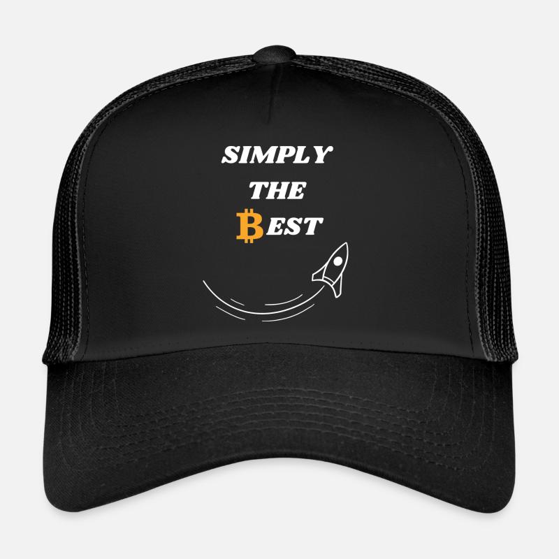 Tout simplement le meilleur - Casquette trucker  - noir/noir
