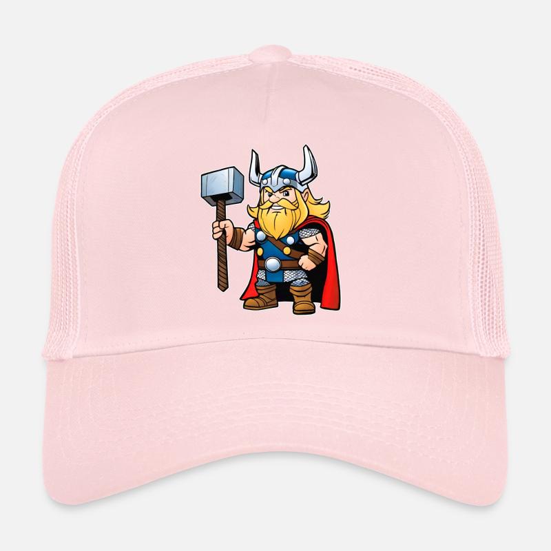 Cute Thor in comic book style Trucker Cap