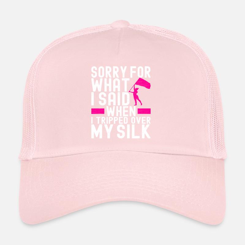 Flag Waving Marching Band Color Guard Trucker Cap